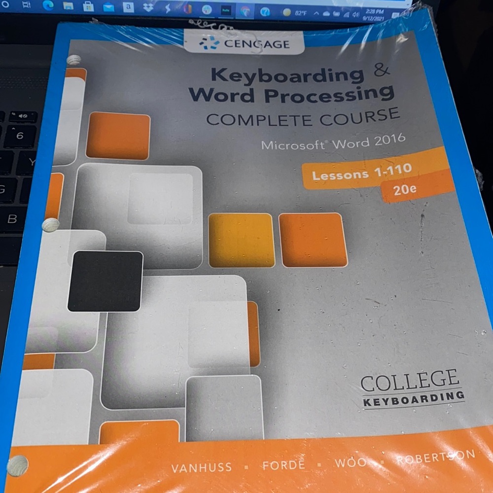College Keyboarding Textbook